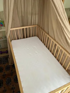 Wooden cot