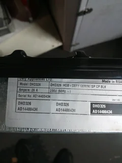 Defy 4 Plate Hob R1199