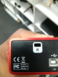 Focusrite Scarlet 2i2 2nd Gen,studio Condenser Mic R549