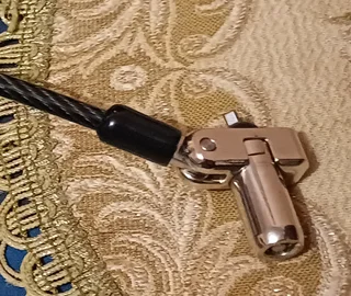 N17 Keyed Laptop Lock for Wedge-shaped Lock Slots