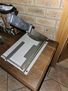 Guillotine-Style Paper Cutter. Works perfectly. Price negotiable