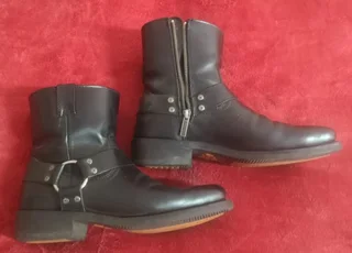 Harley Davison   Leather Boots Male