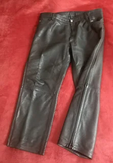 Male Leather Jacket &amp; Pants