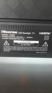 43" 4K Smart TV for sale or Swop