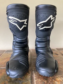 Great condition!  Alpinestars boots size 47