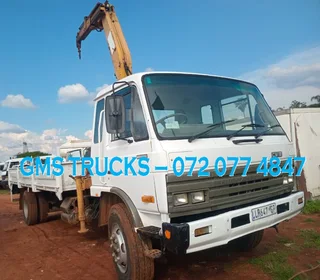 1996 Nissan Cm16 Turbo (6 Ton Crane) Dropside Truck For Sale (t28)