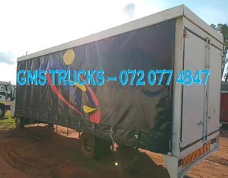 2010 FUSO FE7-136 TAUTLINER TRUCK FOR SALE (T62)