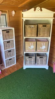 Storage wicker baskets