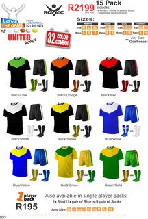 Soccer Kits and Football Kits on SALE plus FREE DELIVERY