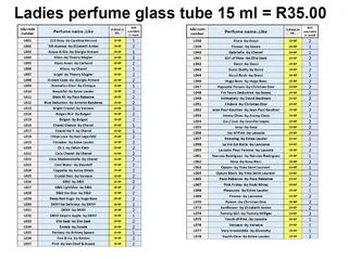 Stock clearance of quality generic perfumes directly imported from France, priced to go