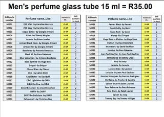 Stock clearance of quality generic perfumes directly imported from France, priced to go