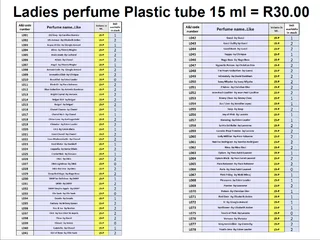 Stock clearance of quality generic perfumes directly imported from France, priced to go