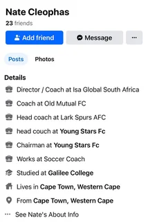 Building SCAM ARTIST NATHAN CLEOPHAS