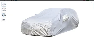 Silver Weatherproof Car Cover For A Suv