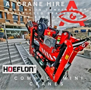 AI CRANE HIRE - Our Hoeflon Compact Mini Cranes are geared for the future!