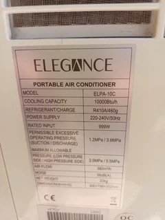 Elegance Elpa 10C portable aircon
