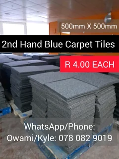 Carpet Tiles R 4.00 Each