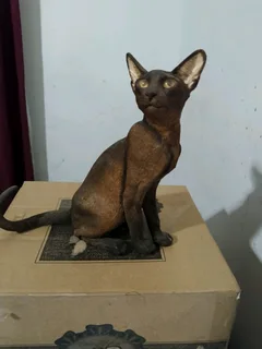 Siamese cats hand crafted and hand painted