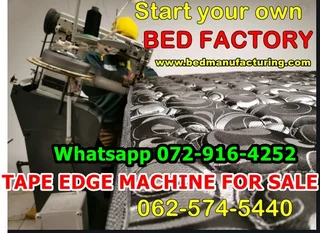 Machine making beds Tape edge bed machine for sale