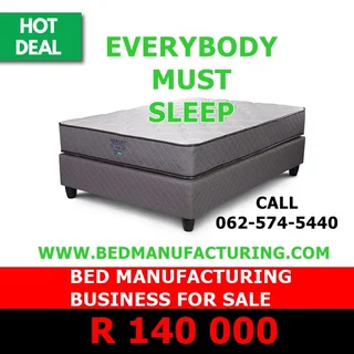 Bed Mnaufacturing business for sale Johannesburg