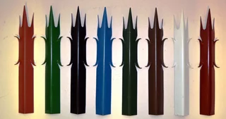 STEEL PALISADE FENCING, GATES AND PAINT