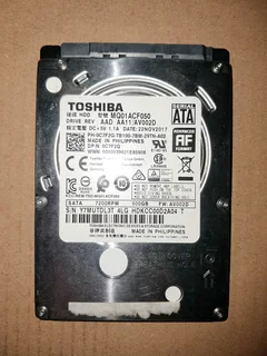 Toshiba 500GB 2.5inch HDD
