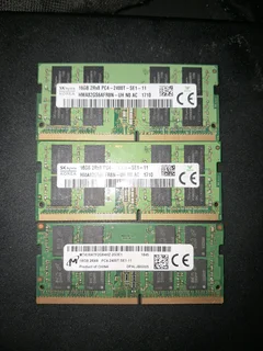 SK Hynix & Micron 16GB PC4 2400mhz Laptop Ram