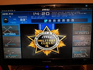 MSI H81M-P33 Military Class 4th Gen Combo