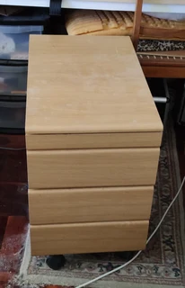 Mobile office pedestal on castors. Price reduced.