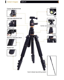 Q555 portable photo tripod. Brand new. Local stock.
