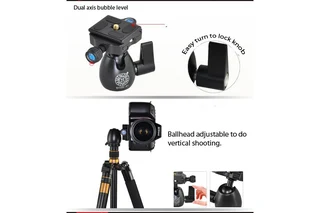Q555 portable photo tripod. Brand new. Local stock.