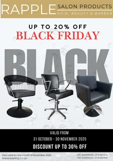 SALON Chairs - Black Friday sale now on