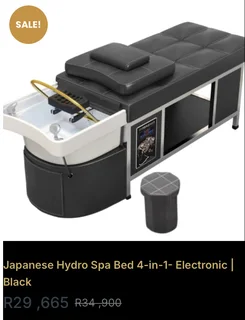 Japanese spa bed with footspa
