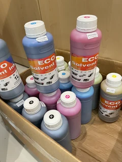 1L eco solvent and sublimation inks combos and packs Premium CMYK sublimation ink (1kg each) and wat