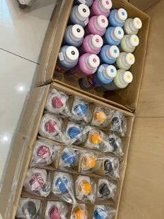 1L eco solvent and sublimation inks combos and packs Premium CMYK sublimation ink (1kg each) and wat