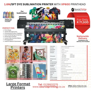 1.6m sublimation large format printer