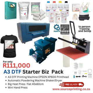 A3 DTF Starter Biz Pack Complete Package
