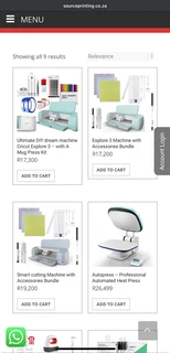 Craft set, heat press and more