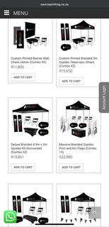 Looking for stunning and beautiful displays for your event? check out our outdoor gazebo combo selec