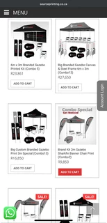 Looking for stunning and beautiful displays for your event? check out our outdoor gazebo combo selec