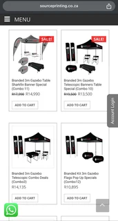 Looking for stunning and beautiful displays for your event? check out our outdoor gazebo combo selec