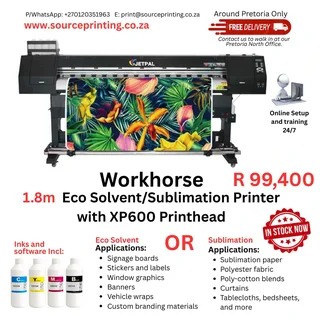 Eco or sublimation printer available