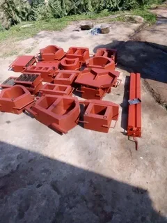 Steel concrete casting molds