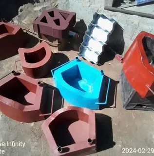 Steel concrete casting molds