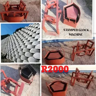 Press Glock retaining blocks machine
