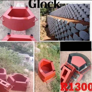 Glock retaining blocks mold