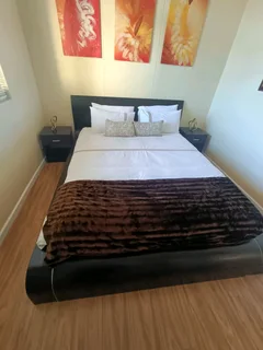 Queen headboard and mattress set