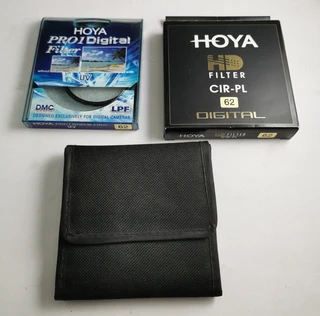 Hoya DSLR  Camera Filter  Set in 62mm  - As New!