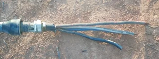 Armoured electric cable