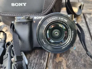 Sony Alpha a6000 Mirrorless Digital Camera 24.3MP SLR Camera with 3.0-Inch LCD (Black) w/16-50mm Pow